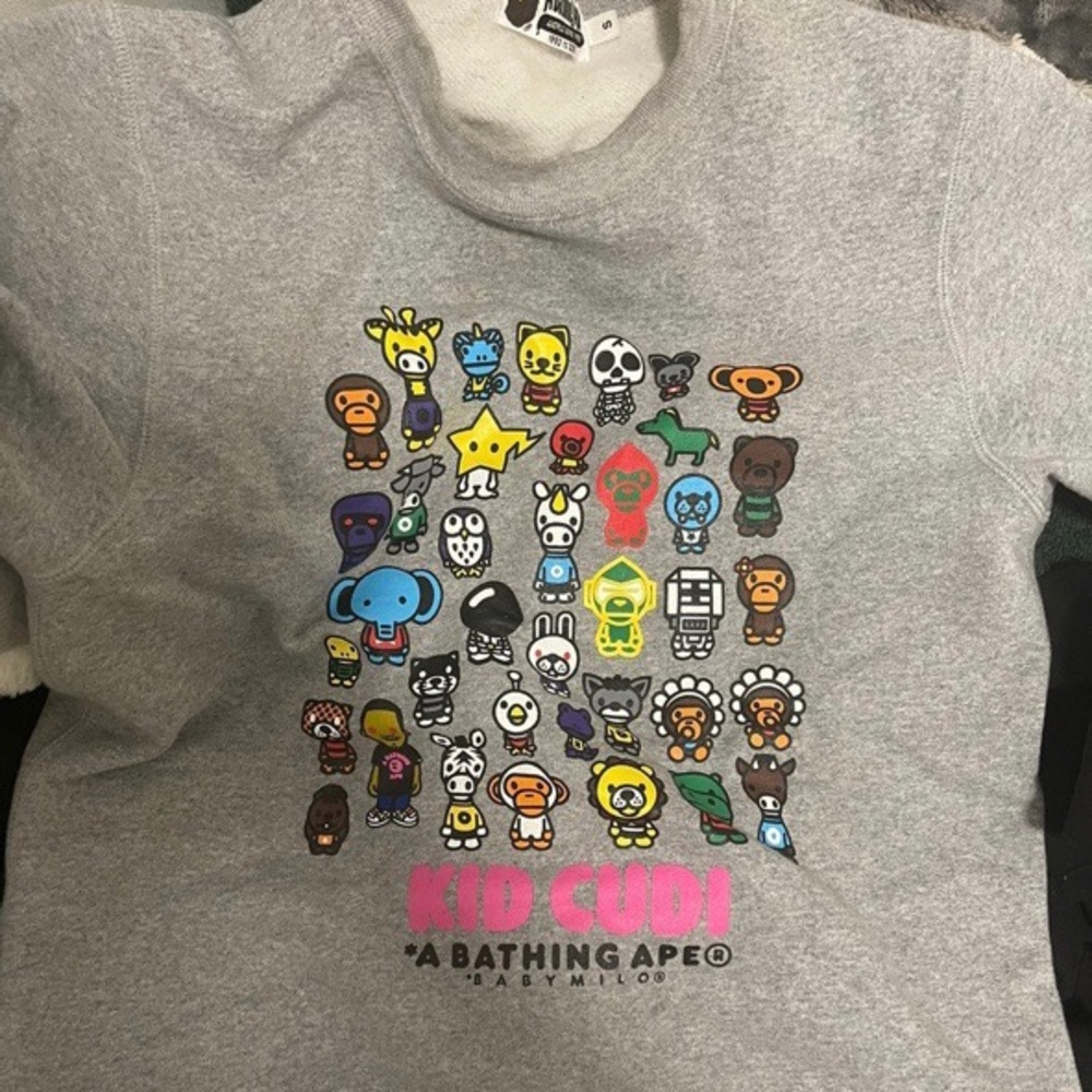 Kid cudi BAPE sweater